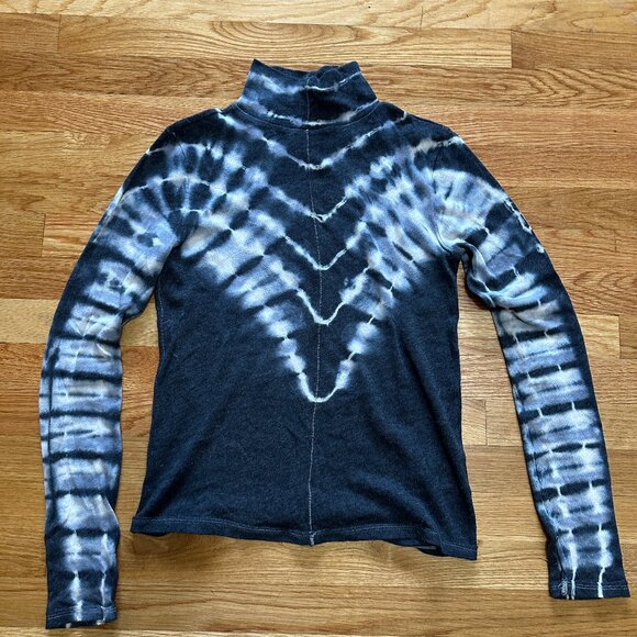 We The Free Psychedelic Tie-Dye Turtleneck Top - Picture 4 of 7
